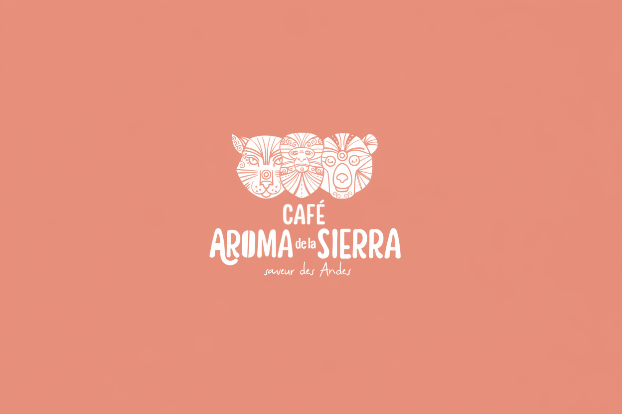Logo Aroma de la Sierra - horizontal salmón